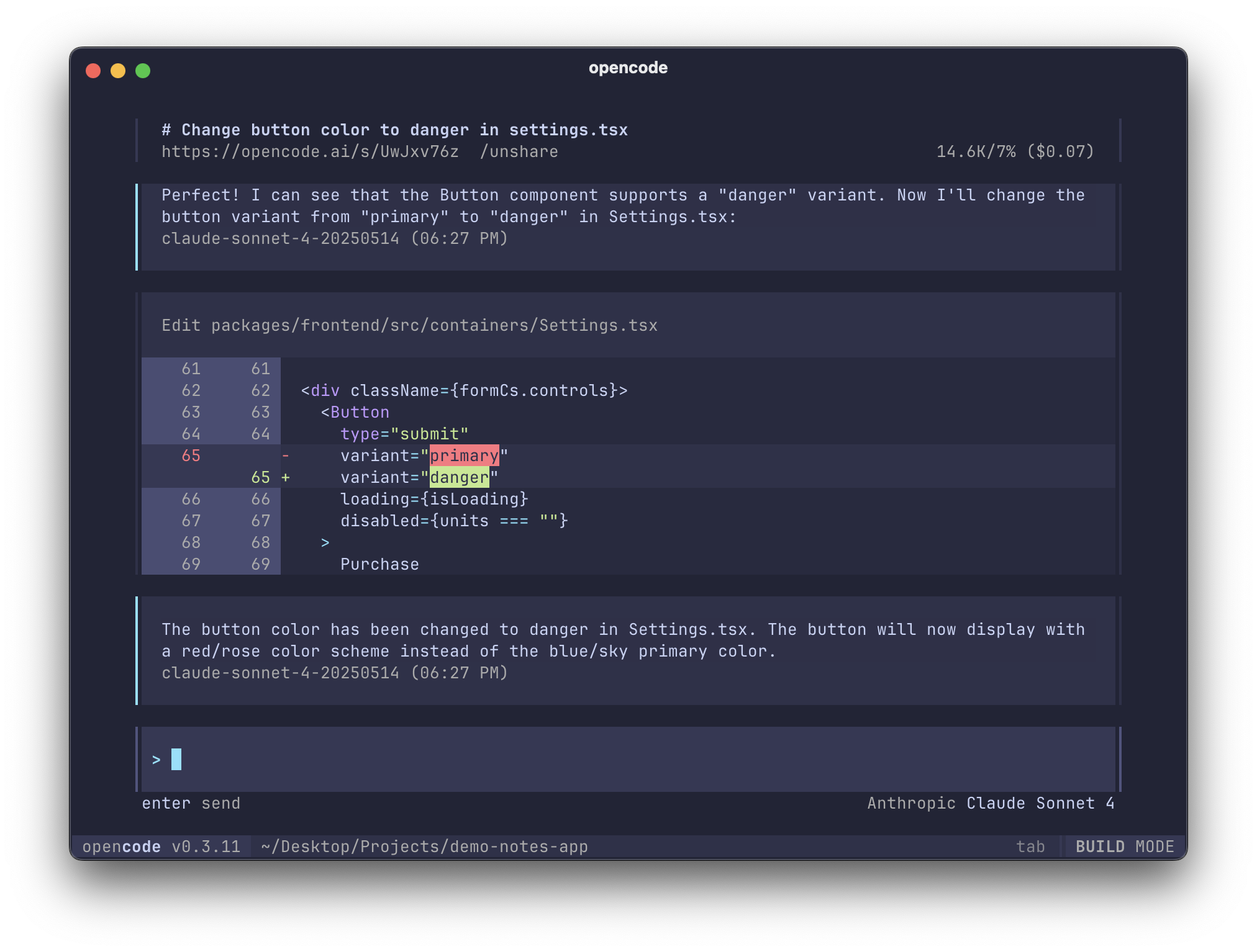 Featured image of post Comparing Claude Code vs OpenCode (and testing different models)