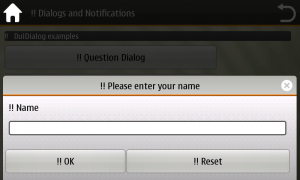 screenshot text entry
